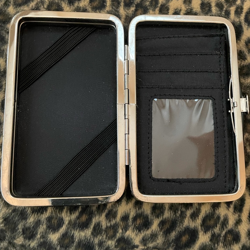 Card, ID holder, gold, sparkly, never used - Picture 2 of 4